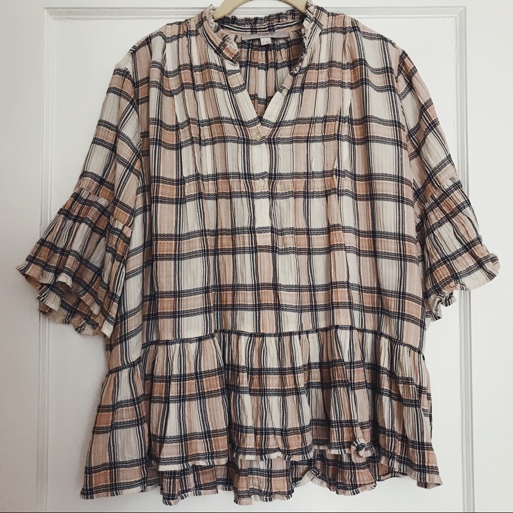 Loft Bell Sleeve Blouse